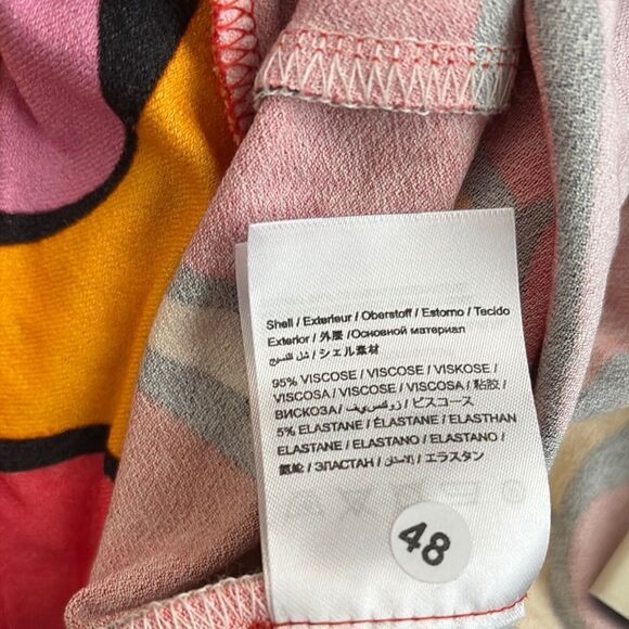 Farm Rio Womens S/P Anthropologie Wide Leg Printed Pants Floral Pull On Colorful - Picture 7 of 8